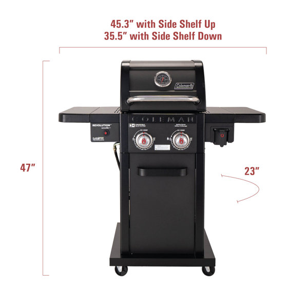 Coleman Revolution 2-Burner 30,000 BTU BBQ Gas Grill with